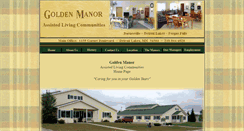 Desktop Screenshot of goldenmanorassistedliving.com